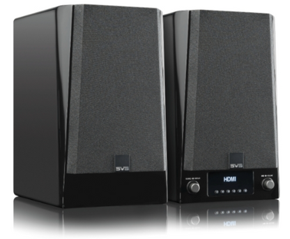 SVS Prime Wireless Pro Powered Speakers with grille