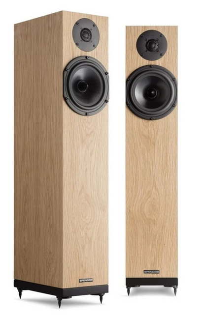 Spendor A4 Floorstanding Speakers, Pair in Natural Oak