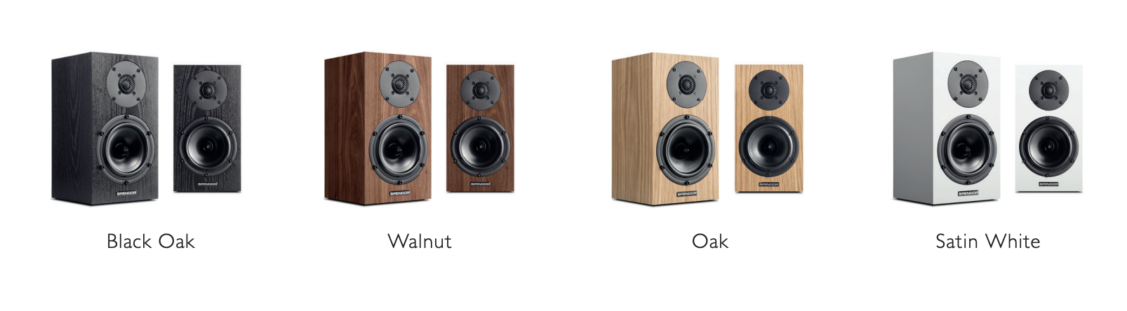 Spendor A1 Bookshelf Speakers, available colours