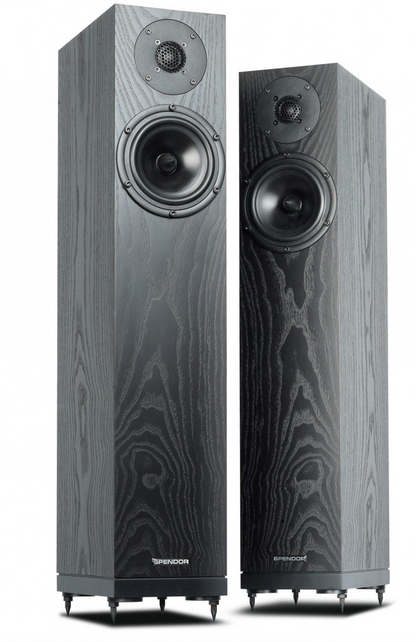 Spendor A2 Floorstanding Speakers in Black Ash