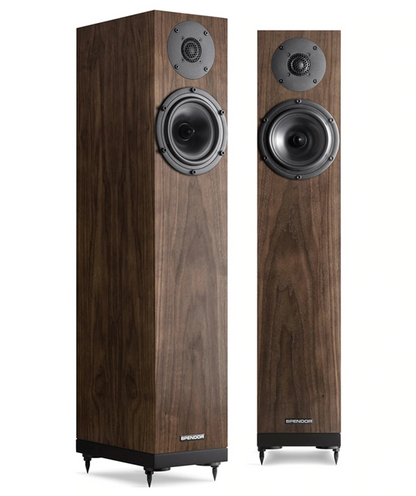 Spendor A2 Floorstanding Speakers in Dark Walnut