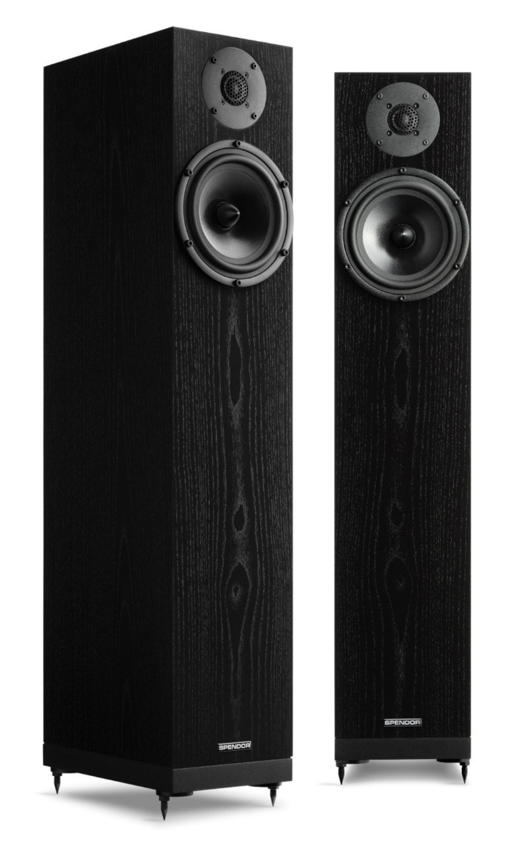 Spendor A7 Floorstanding Speakers in Black Ash