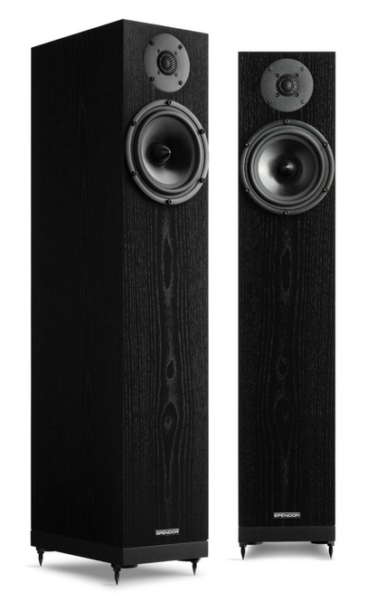 Spendor A7 Floorstanding Speakers in Black Ash