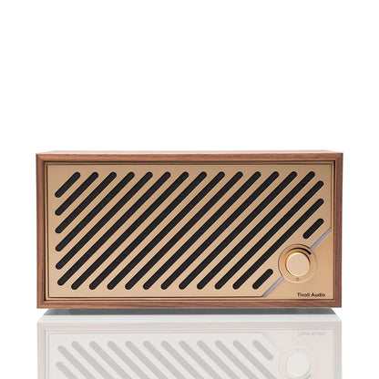 The Tivoli Audio Model Two Digital, classic design meets modern technology. Walnut/Gold image