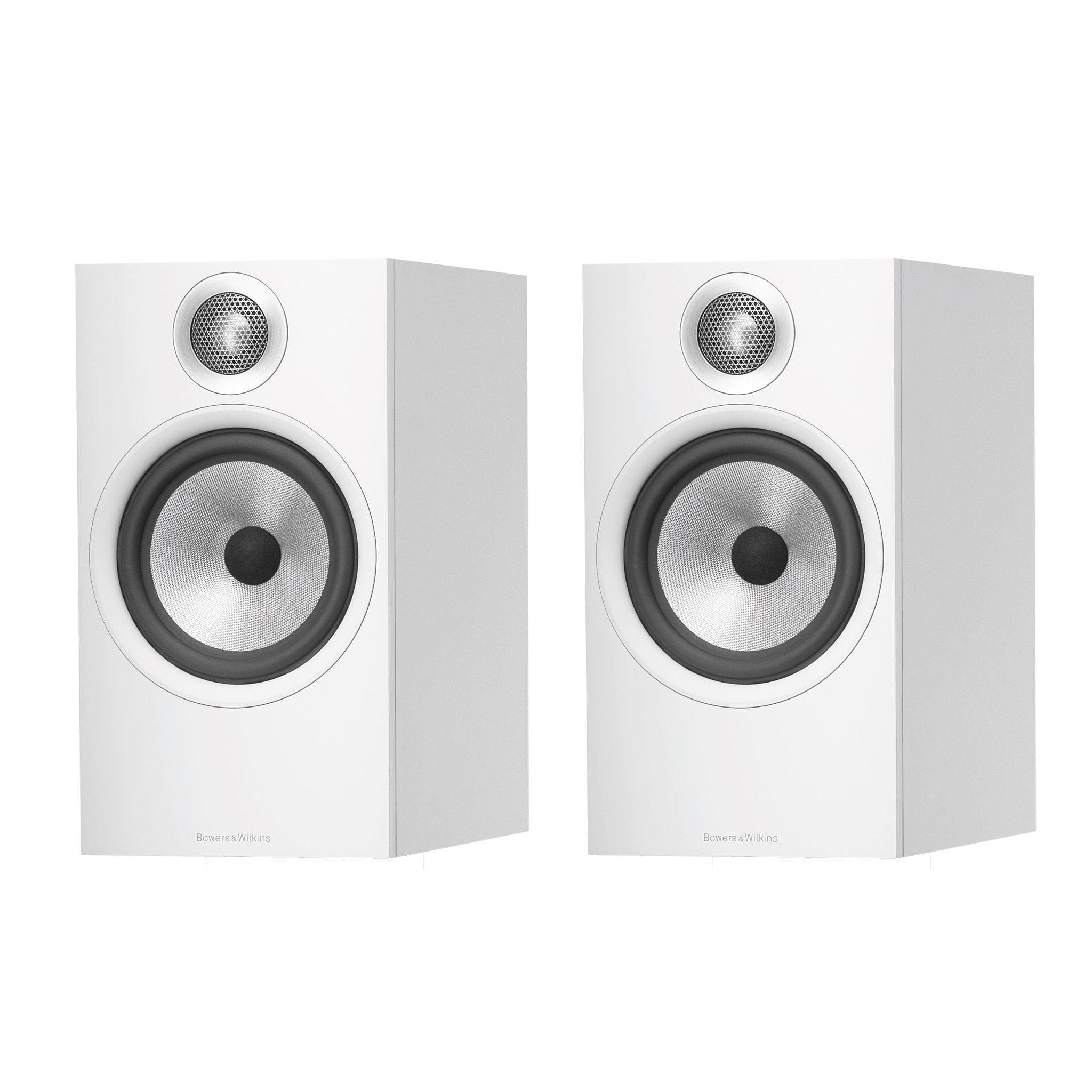 Bowers & Wilkins Bookshelf Speakers B&W 606 S3 Bookshelf Speaker - Matte White