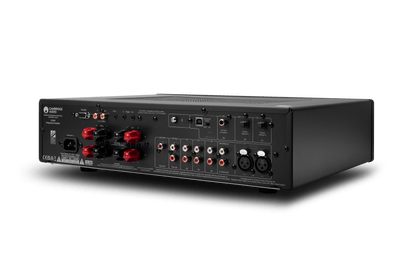 Cambridge Audio Integrated Amplifiers Cambridge Audio CXA61 Black Integrated Stereo Amplifier black, rear of unit