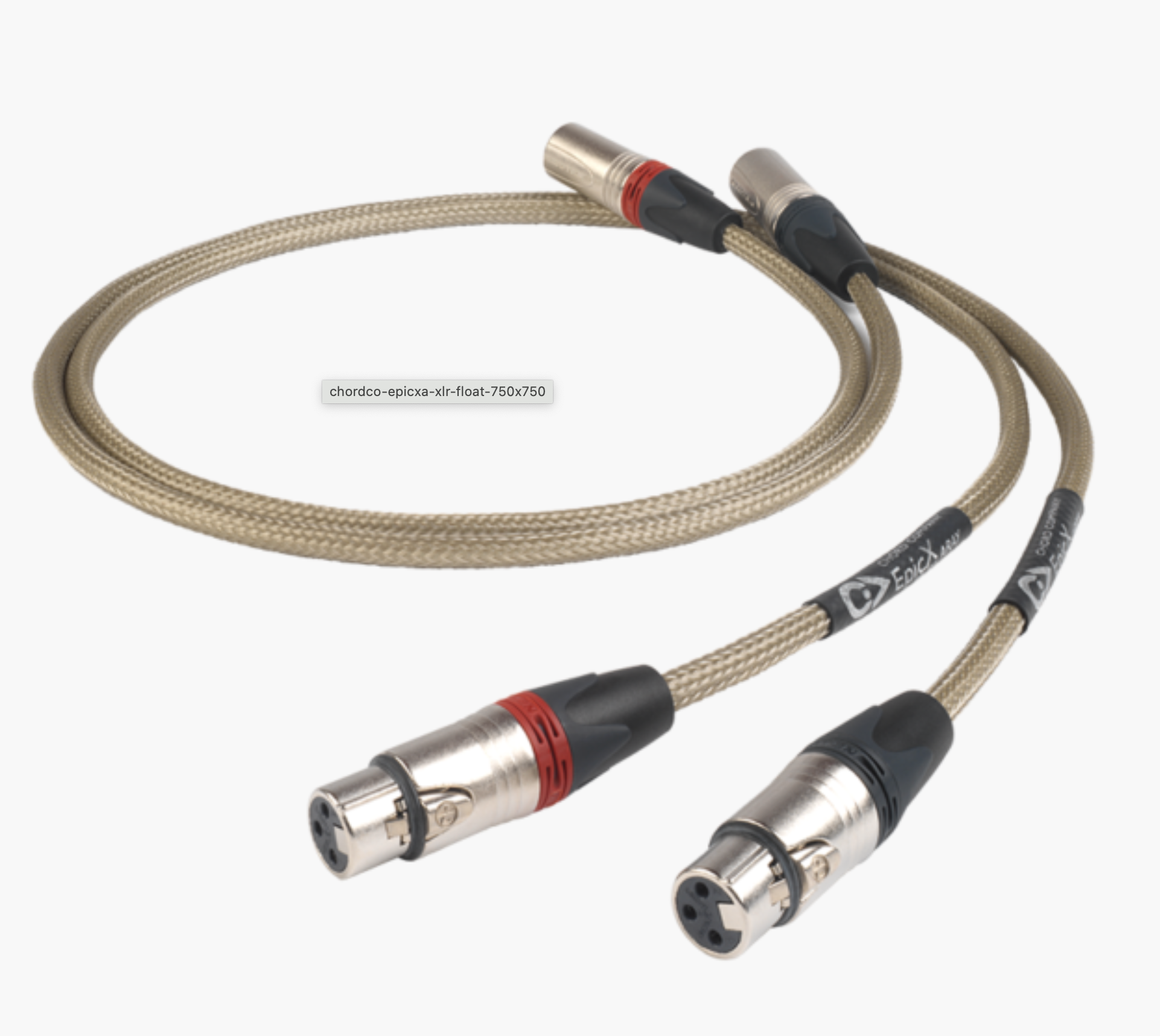 Chord EpicX ARAY Analogue XLR Interconnect Cable (pair)