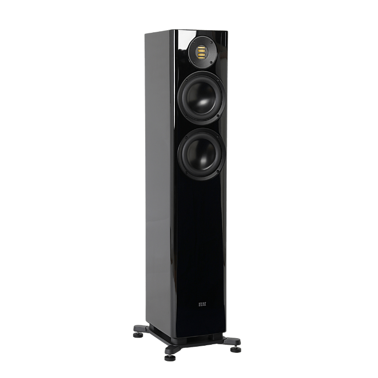 Elac Floorstanding Speakers Elac Solano FS 287 Floorstanding Speakers - High Gloss Black