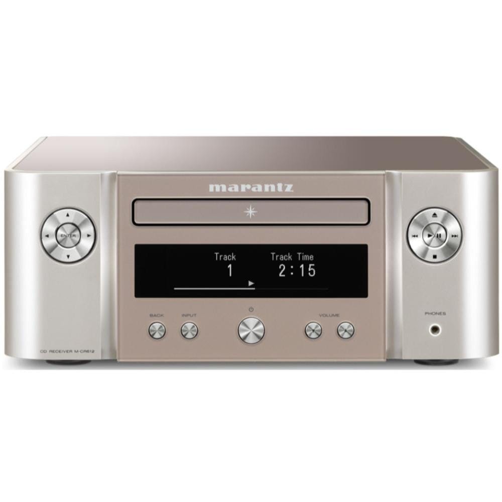 Marantz AV Receivers Marantz CR612 Compact CD Receiver in Silver/Gold