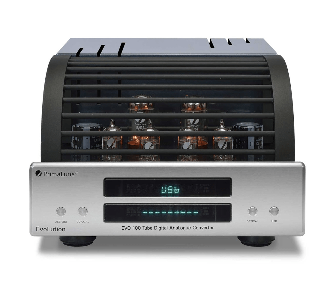 PrimaLuna EVO 100 Tube Digital Analog Converter in silver