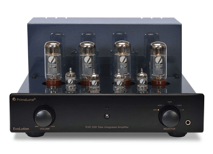 PrimaLuna EVO 200 Tube Integrated Amplifier in Black without cover