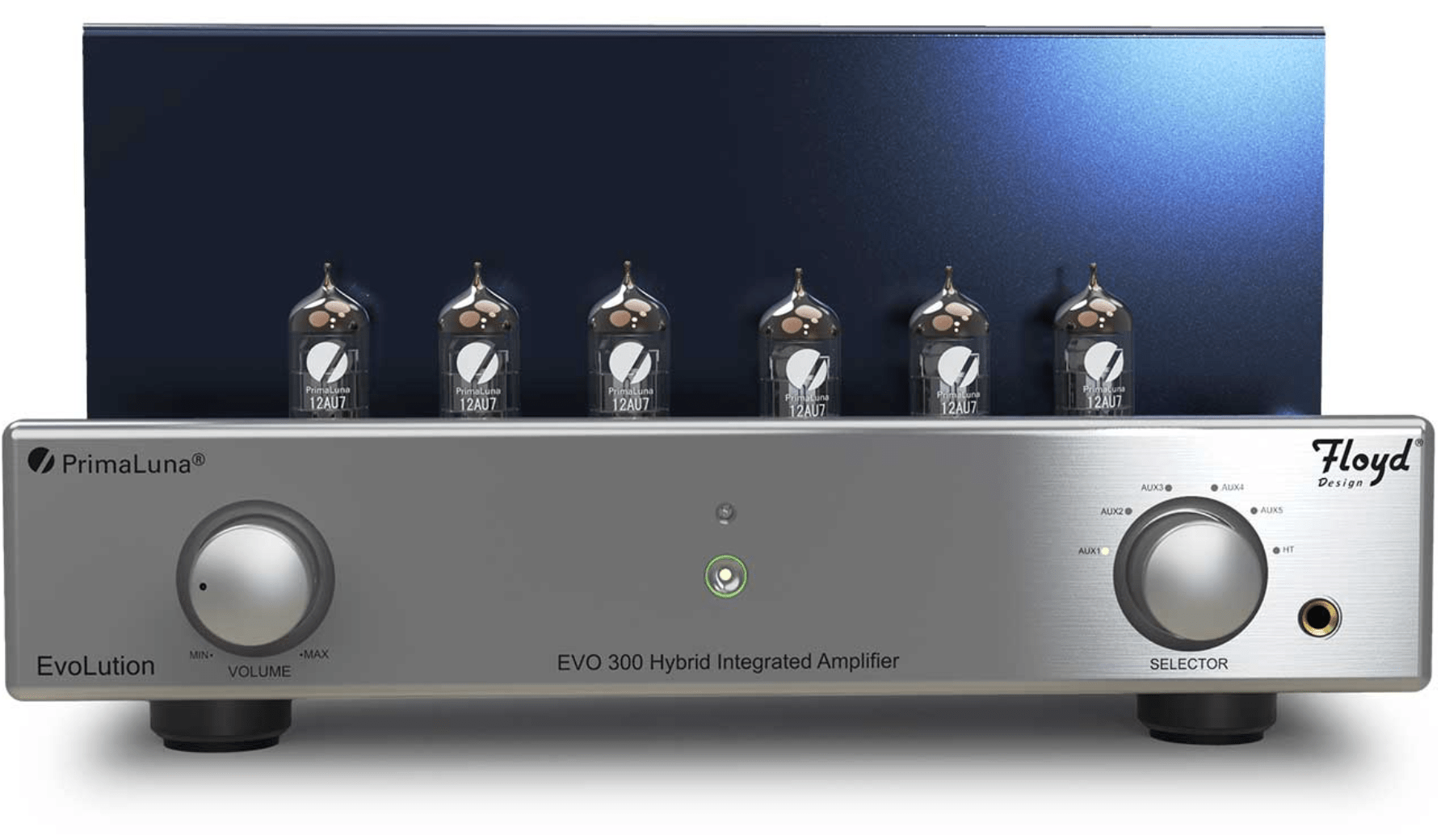 PrimaLuna EVO300 Hybrid Integrated Amplifier in Silver, without cover