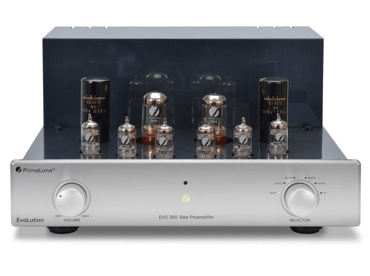 PrimaLuna EVO 300 Tube Pre Amplifier in Silver, no cover