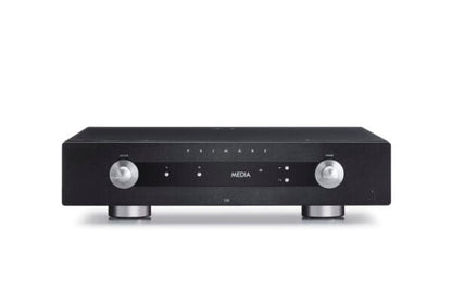 Primare I35 Integrated Amplifier, in black, front of unit