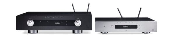 Primare InPrimare I35 Integrated Amplifier, both colours shown in image