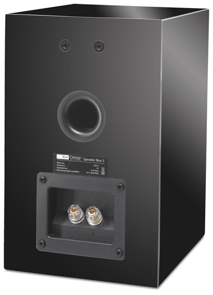 ProJect Audio Systems Bookshelf Speakers ProJect Speaker Box 5 (Pair) BLACK.  Rear Image