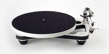 Rega Planar 10 in white with black mat