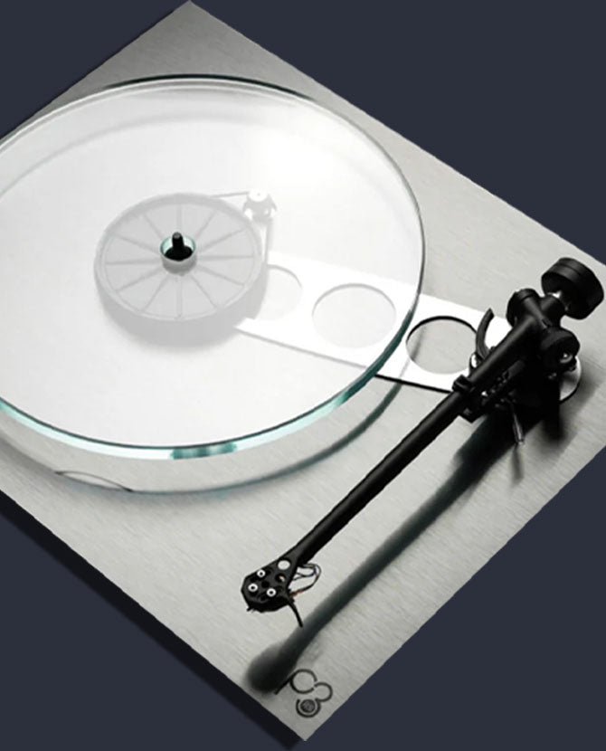 Rega Planar 3 RS Special Edition with ND5 in Brushed Aluminium Black