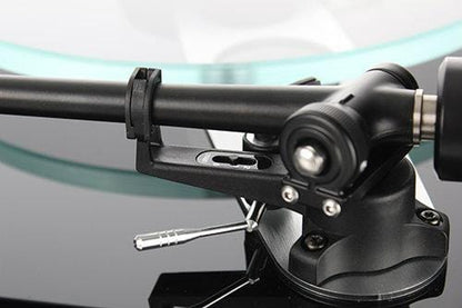  Rega Planar 3 Turntable Fitted with Exact Cartridge, closeup of tonearm counterweight